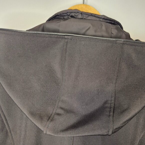 Michael Kors Black Longline Scuba Jacket with Quilted Sleeves and Insert Size S - Picture 9 of 15